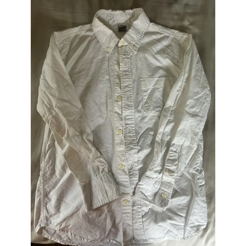 Old Navy White Button Up Shirt size 10-12